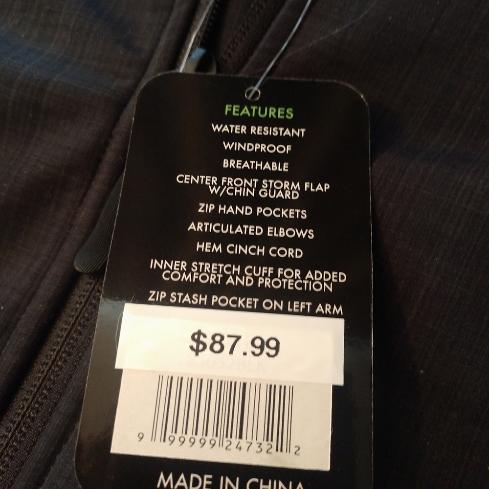 Soft Shell Zipper Down Front Outside Jacket - image 4